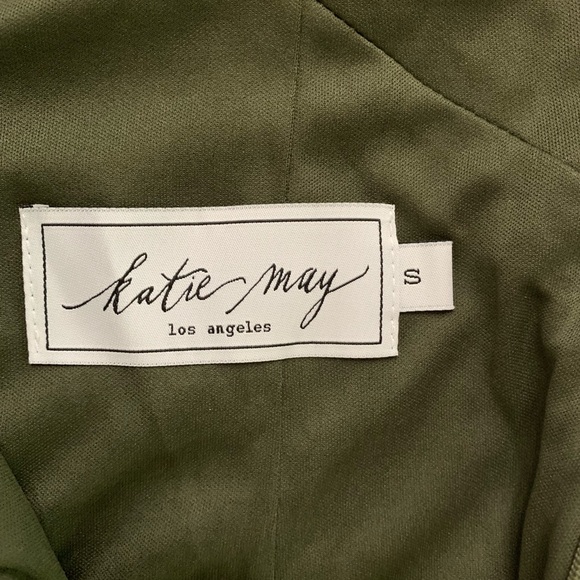 Katie May US Women's S Mini Twisted Dress Green - Picture 7 of 7